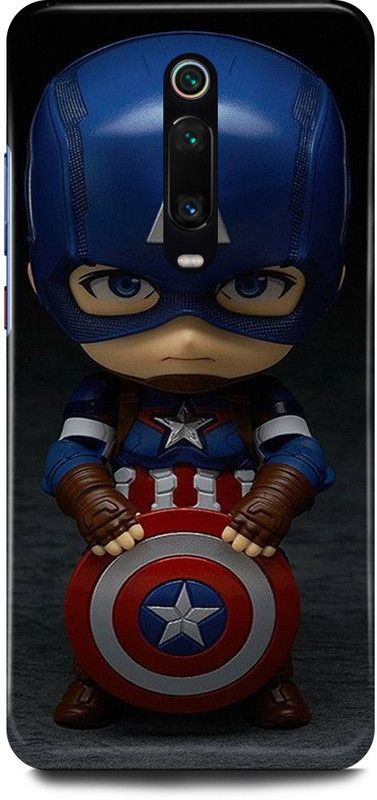 FRONK Back Cover for Redmi K20, MZB8194IN, CAPTAIN, AMERICA, AVENGER, AVENGERS  (Blue, Hard Case, Pack of: 1)