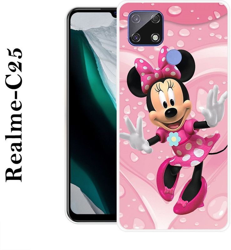 REALKING Back Cover for Realme C25  (Multicolor, Silicon)