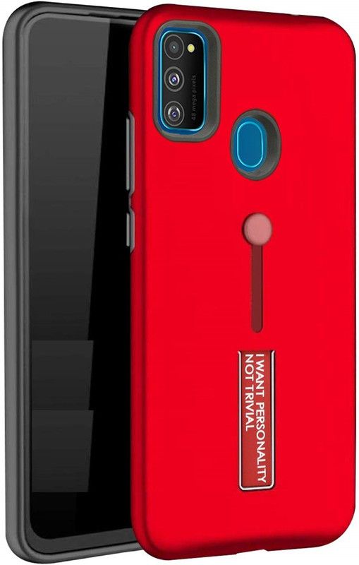CELLCAMPUS Flip Cover for Samsung Galaxy M30s  (Red, Black, Grip Case, Pack of: 1)