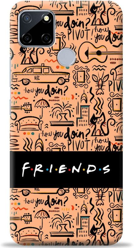 Cover King Back Cover for Realme C12  (Pink, Shock Proof, Pack of: 1)