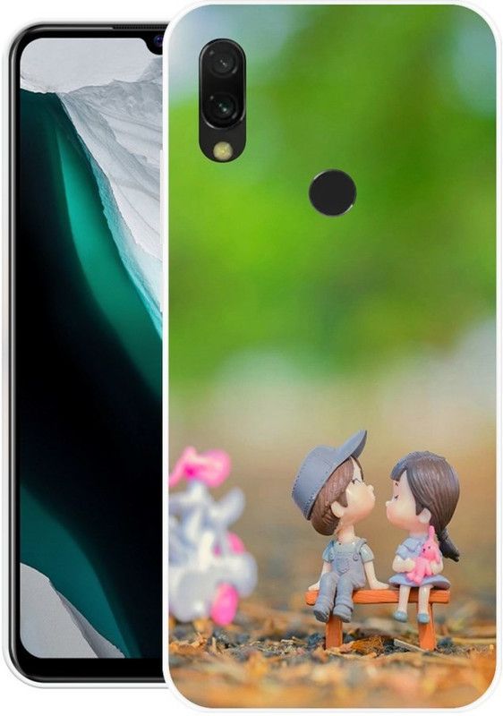 SIMAWAT Back Cover for Redmi Y3, Redmi 7  (Multicolor, Silicon, Pack of: 1)