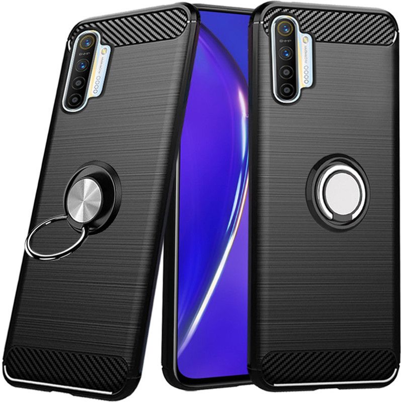Unistuff Back Cover for Realme X2, Realme XT  (Black, Rugged Armor, Pack of: 1)