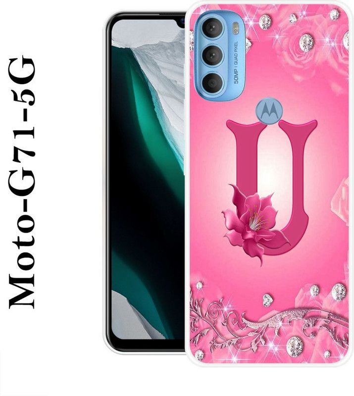 VITARO Back Cover for Motorola Moto G71 5G  (Pink, Grip Case, Silicon)
