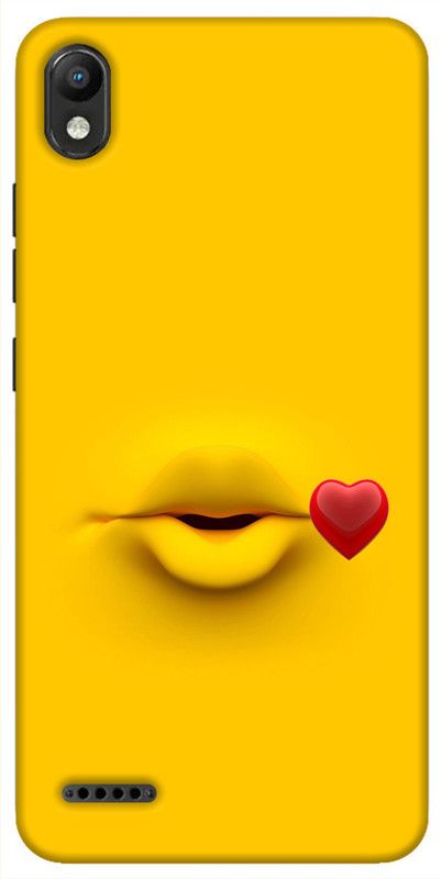 Sswastik Back Cover for Infinix Smart 2  (Yellow, Red, Grip Case, Silicon, Pack of: 1)