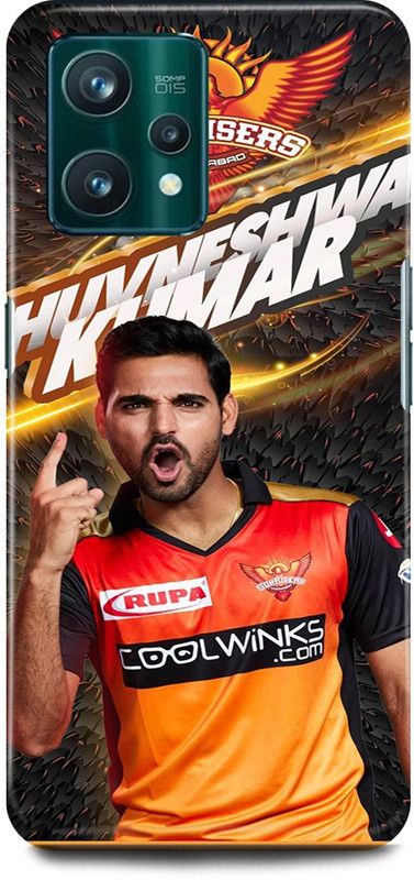 play fast Back Cover for OPPO A76, CPH2375 BHUVNESHWAR, KUMAR, INDIAN, PLAYER  (Orange, Hard Case, Pack of: 1)