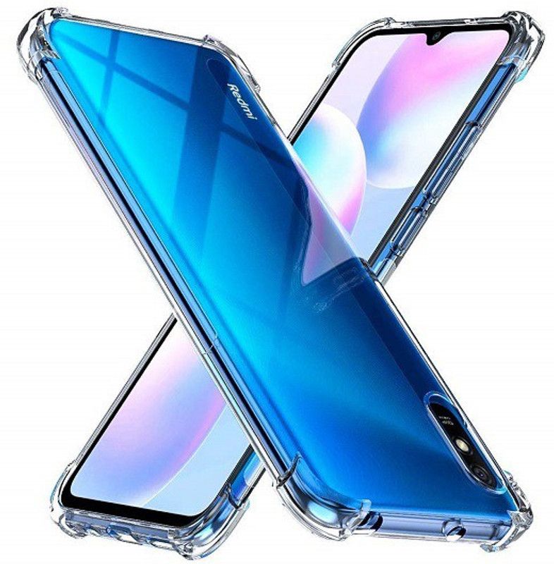MAHTO Back Cover for Redmi 9i, redmi 9i, mi 9i  (Transparent, Grip Case, Silicon, Pack of: 1)