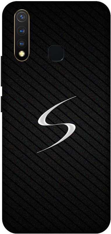 SSMORYA Back Cover for Vivo U20 ( S Letter) Printed Back Cover  (Multicolor, Waterproof, Pack of: 1)