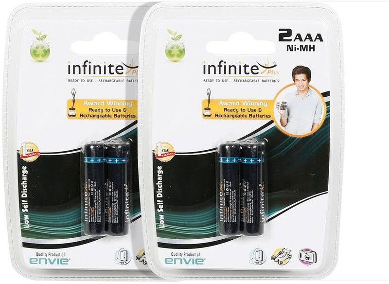 Envie AAA 1100 mA 1.2 V NiMH (4 Pcs.) Battery  (Pack of 4)
