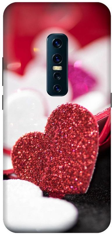 SSMORYA Back Cover for Vivo V17 Pro/Vivo 1909 Cute Love Heart Printed Back Cover  (Multicolor, Waterproof, Pack of: 1)
