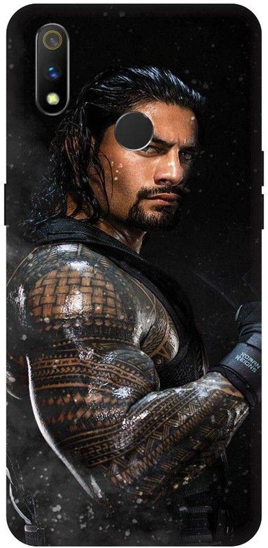 THE NARAYANA COLLECTIONS Back Cover for REALME 3 PRO- RMX1851-ROMAN,RAIGNS,WWE,SPORTS,GAME  (Multicolor, Hard Case, Pack of: 1)