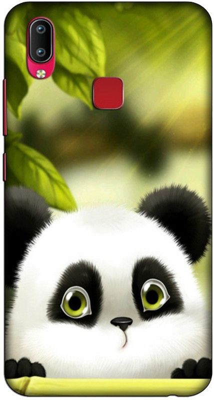 CROKIAN Back Cover for Vivo Y95 Panda Back Cover  (Multicolor, Hard Case, Pack of: 1)