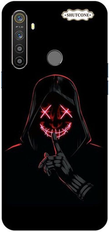 Omkar Enterprises Back Cover for Realme 5s  (Black)
