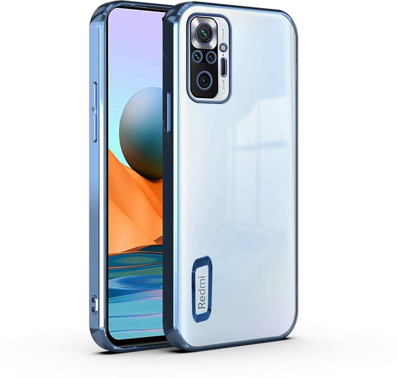 kanco plus Back Cover for LOGO VIEW REDMI/MI NOTE 10 PRO MAX  (Blue, Shock Proof, Pack of: 1)