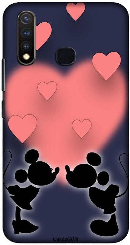CROKIAN Back Cover for Vivo Y19 Micky Mouse Back Cover  (Multicolor, Hard Case, Pack of: 1)