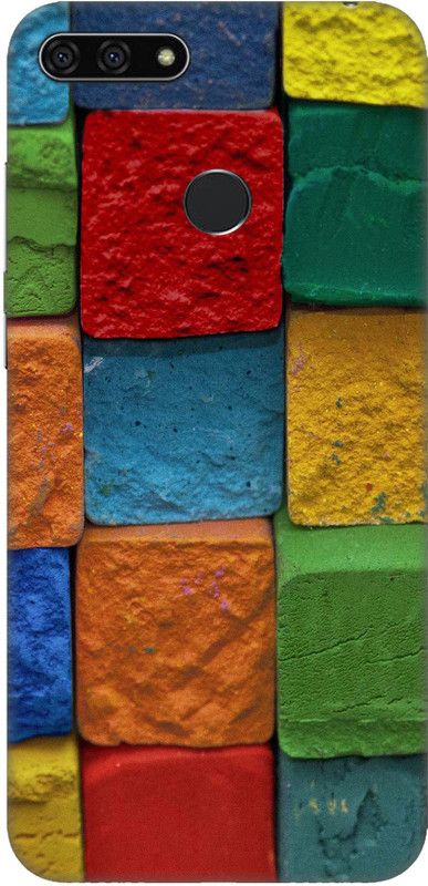 Crockroz Back Cover for Honor 7A  (Multicolor, 3D Case, Silicon)