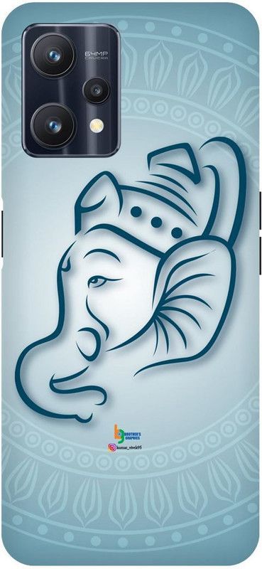 THE NARAYANA COLLECTIONS Back Cover for REALME 9 PRO- RMX3471-GANPATI,BAPPA,GANESH,JI,BHAGWAN  (Multicolor, Hard Case, Pack of: 1)