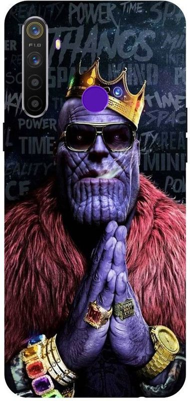 Wall Art Back Cover for Realme 5 THANOS, AVENGERS, VILLAIN, SUPER VILLAIN, MARVAL, THANOS  (Multicolor, Dual Protection)