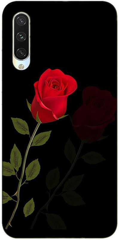 METOO Back Cover for Samsung Galaxy A50/Samsung A50, Flower Design Back Cover Print : 135  (Multicolor, Dual Protection, Silicon, Pack of: 1)