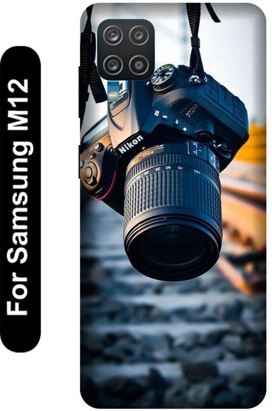 KARJUN Back Cover for Samsung Galaxy M12 (Camera Printed ) Mobile case cover  (Multicolor, 3D Case, Pack of: 1)