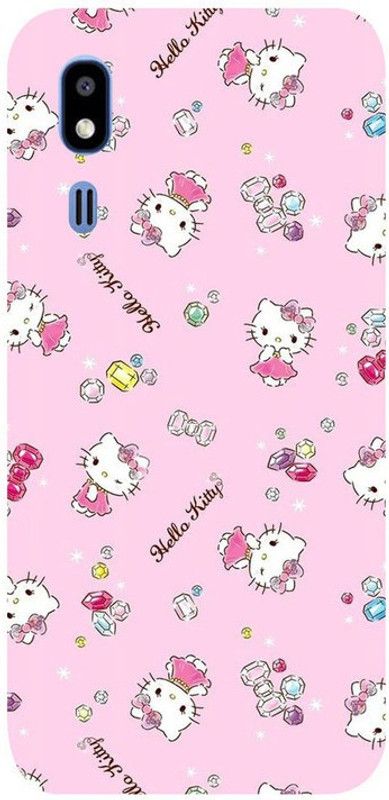 Golden mask Back Cover for Samsung Galaxy A2 Core  (Pink, White, Waterproof, Silicon)