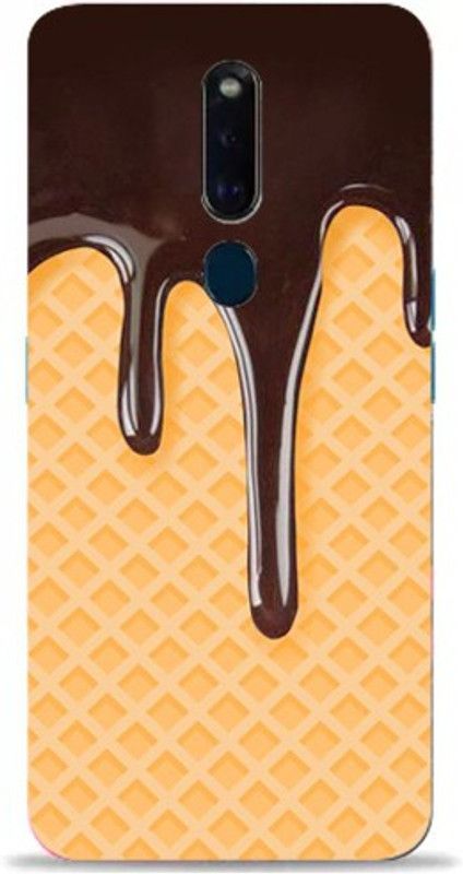 Fanny Back Cover for Oppo F11 Pro  (Brown, Yellow, Hard Case)