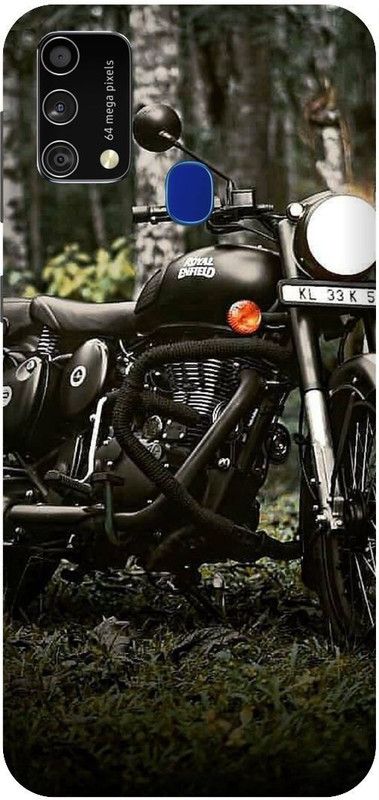 UMPRINT Back Cover for Samsung Galaxy M31 Prime Royal Enfield Classic Bike Printed Back Cover  (Multicolor, Hard Case, Pack of: 1)