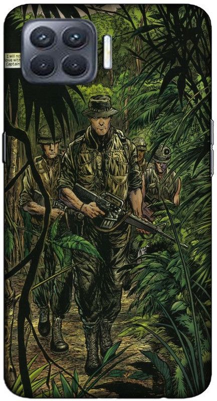 CROKIAN Back Cover for Oppo F17 Soldier Back Cover  (Multicolor, Hard Case, Pack of: 1)