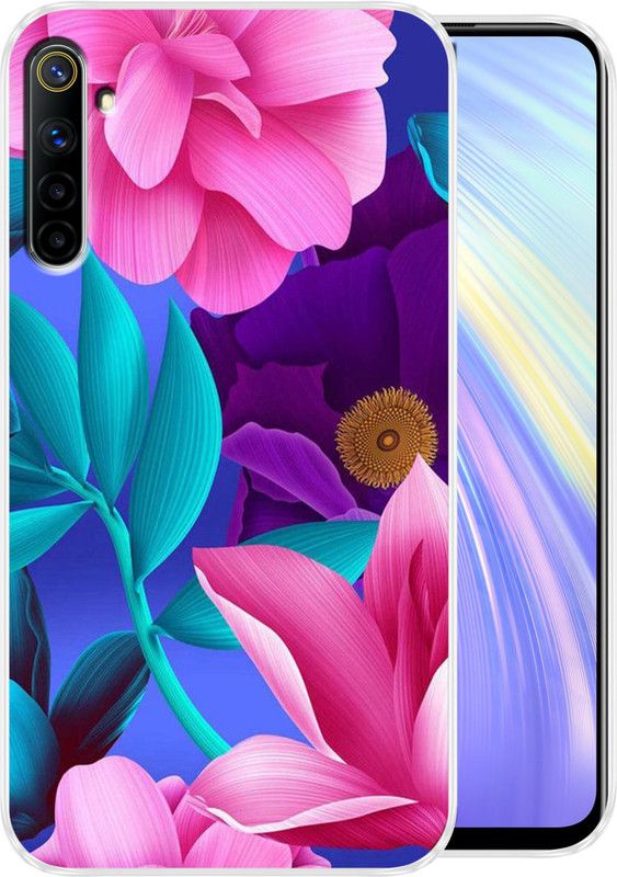 vipax Back Cover for Realme 6i  (Multicolor, Silicon, Pack of: 1)