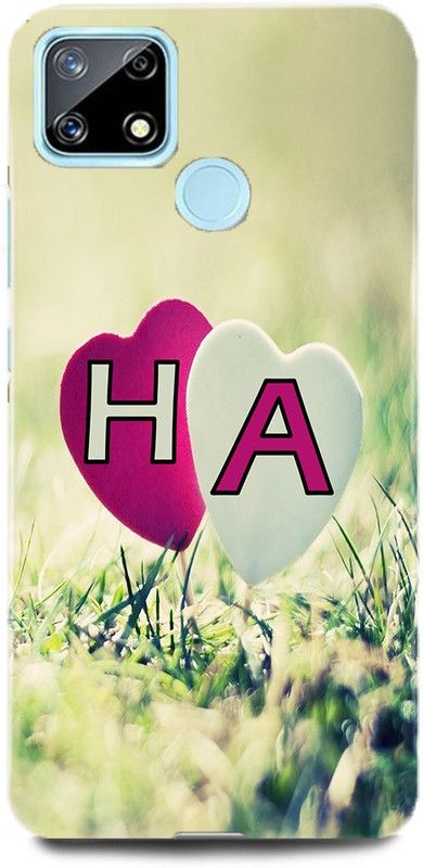 MP ARIES MOBILE COVER Back Cover for REALME C25S, RMX3197,H LOVES A NAME,H NAME, A LETTER, ALPHABET,H LOVE A NAME  (Multicolor, Hard Case, Pack of: 1)