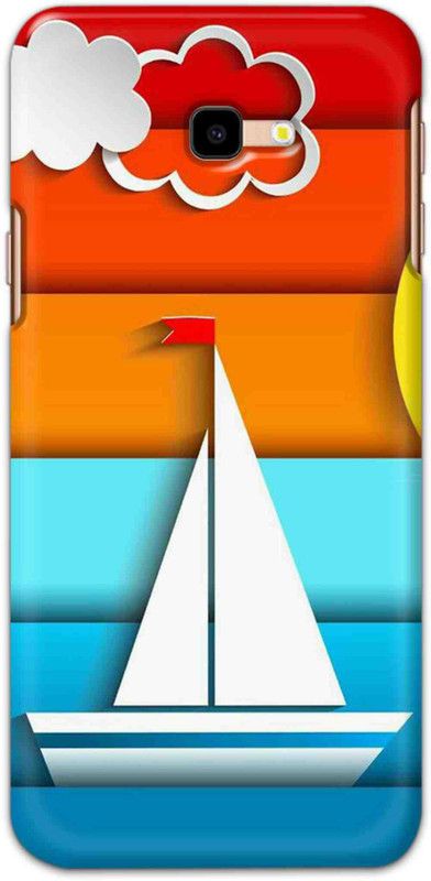 NDCOM Back Cover for Samsung Galaxy J4 Plus Ship Printed  (Multicolor, Hard Case, Pack of: 1)