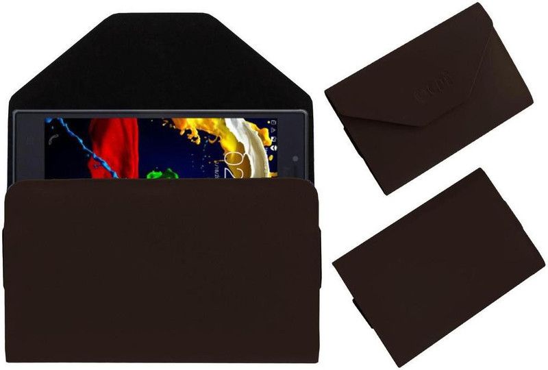ACM Pouch for Lenovo P70  (Brown, Cases with Holder, Pack of: 1)