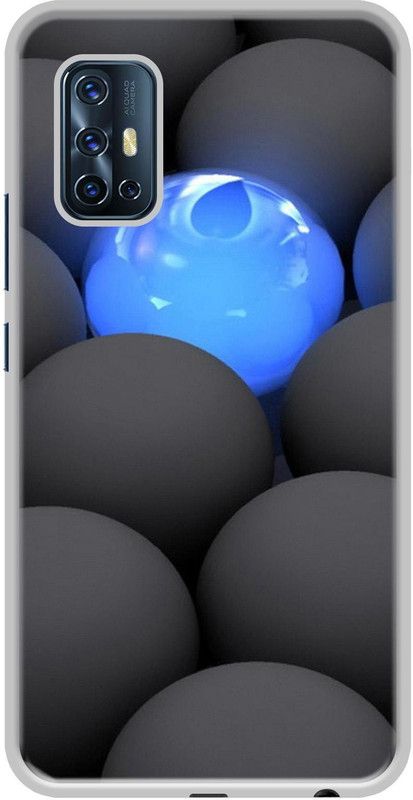 Casotec Back Cover for Vivo V17  (Multicolor, Silicon, Pack of: 1)