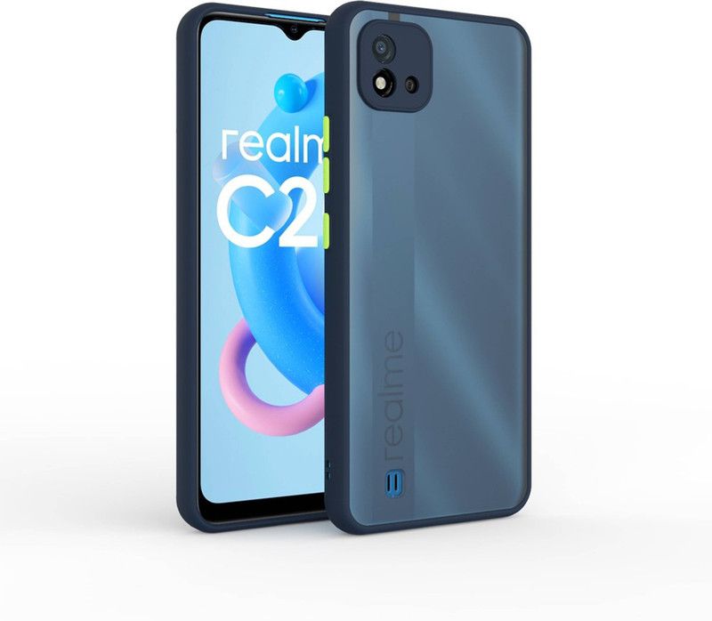 AOnes Back Cover for Realme C11 2021  (Blue, Cases with Holder, Pack of: 1)