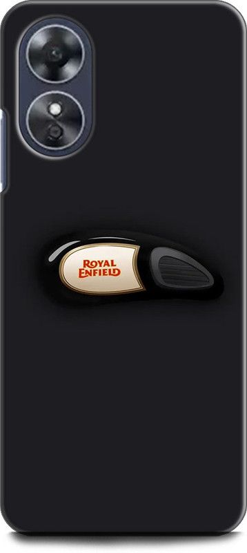 WallCraft Back Cover for OPPO A17, CPH2477 BIKE, BULLET, ROYAL ENFIELD, ENFIELD, BLACK, RE  (Multicolor, Dual Protection, Pack of: 1)