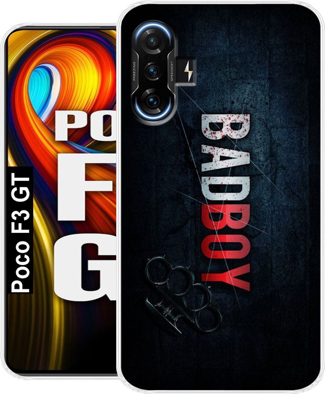 Tokito Back Cover for Poco F3 GT 5G, Poco F3 GT 5G Back Cover  (Multicolor, Grip Case, Silicon)