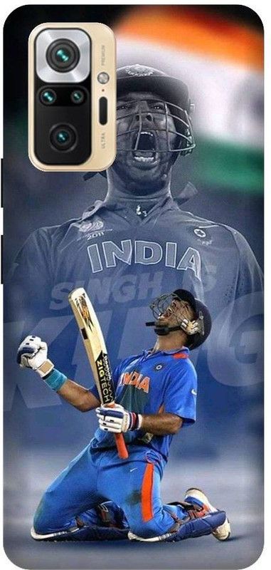 GRAFIQE Back Cover for REDMI Note 10 Pro Max M2101K6I YUVRAJ SINGH, CRICKET, INDIA, INDIANCRICKETCAPTAIN  (Multicolor, Shock Proof, Pack of: 1)