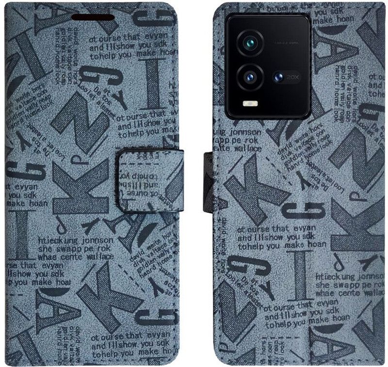 AD Enterprises Flip Cover for IQOO 9T 5G  (Grey, Magnetic Case, Pack of: 1)