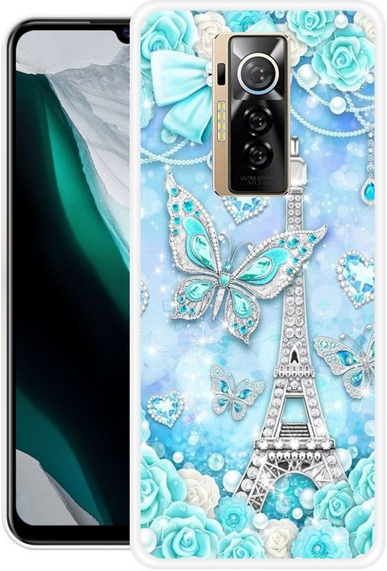 redfly Back Cover for Tecno Phantom X  (Multicolor, Grip Case, Silicon)