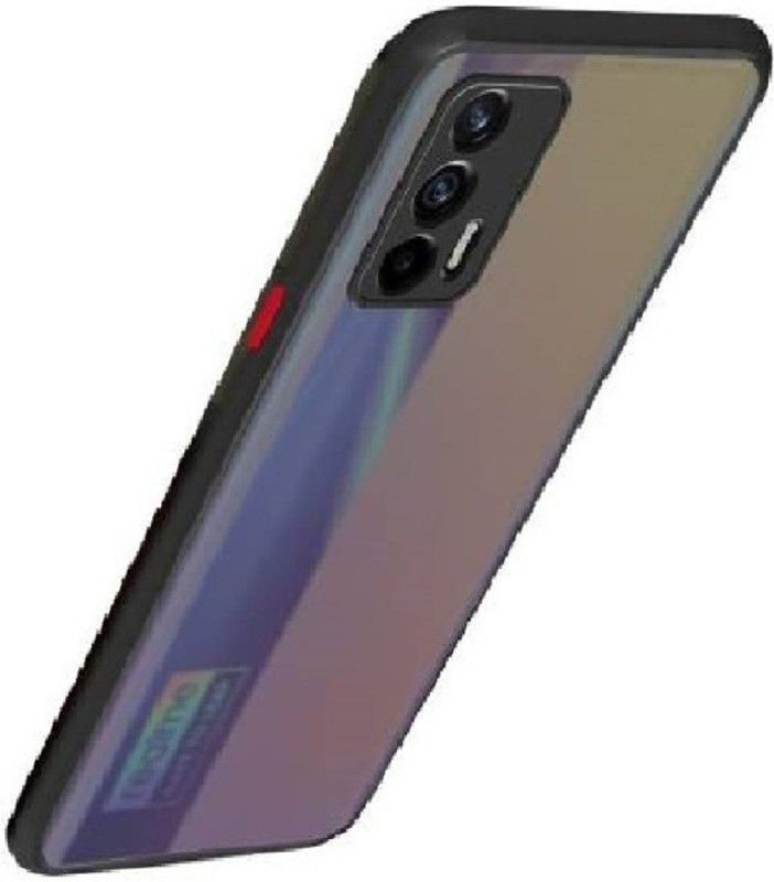 ALONZO Back Cover for Reno6  (Black, Grip Case, Pack of: 1)