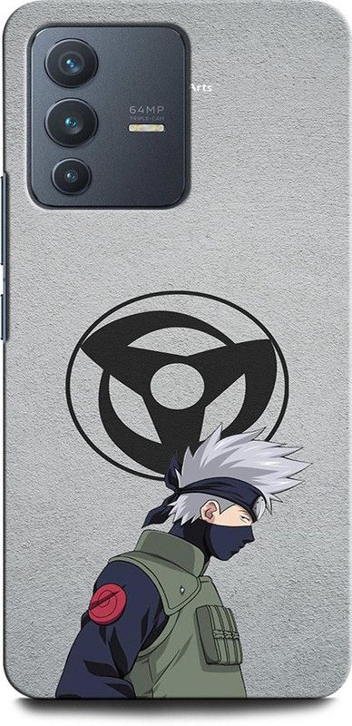 GRAFIQE Back Cover for Vivo V23 Pro 5G KAKASHI, MASTER OF NARUTO, NARUTO, ANIME, NEON, HATAKE  (Multicolor, Shock Proof, Pack of: 1)