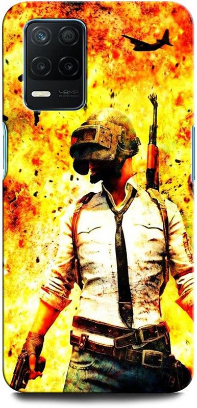 INTELLIZE Back Cover for Realme 8 5G PUBG, GAME, PLAYERUNKNOWNBATTLEGROUNDS  (Multicolor, Hard Case, Pack of: 1)