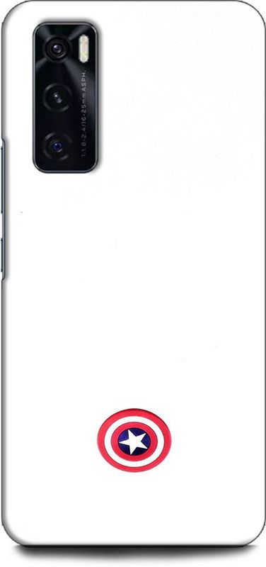 Afterglow Back Cover for Vivo V20 SE CAPTAIN AMERICA, AVENGERS, MARVEL, COMICS, SHEILD, SUPERHERO  (Multicolor, Shock Proof, Pack of: 1)