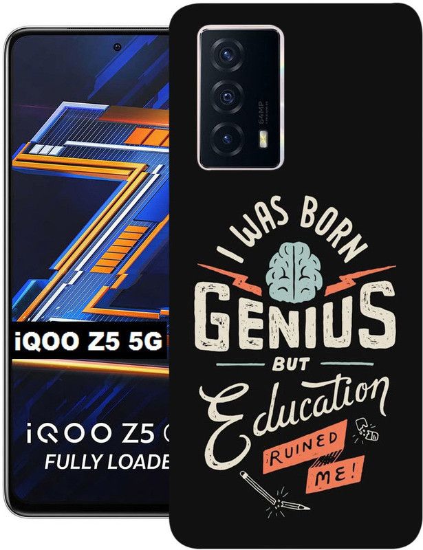 Ghumakkad Back Cover for iQOO Z5 5G  (Multicolor, Silicon, Pack of: 1)