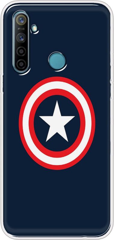 SmartGoldista Back Cover for Realme 5s  (Multicolor, Grip Case, Silicon)