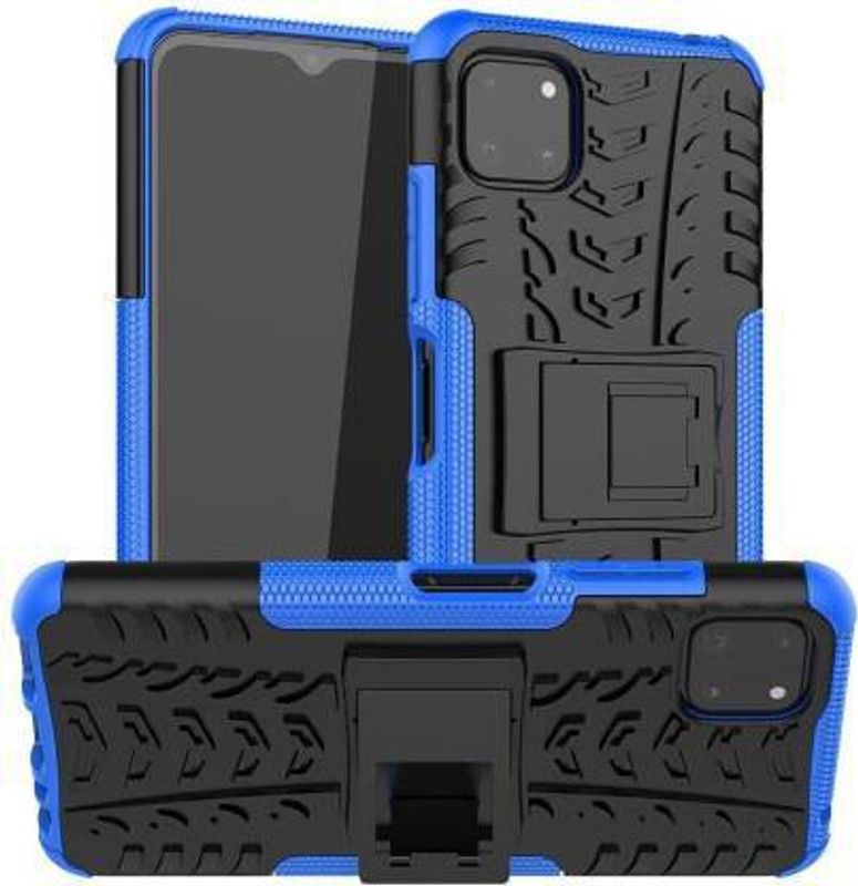 S-Gripline Back Cover for SAMSUNG GALAXY A22 5G  (Blue, Black, Hard Case, Pack of: 1)