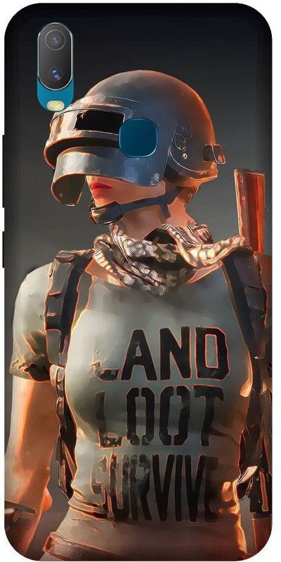 URCHIN Back Cover for Vivo Y17 Pubg, Kar98, Pubg lover, Pubg Game, Pubg Love, Chicken dinner  (Multicolor, Shock Proof)