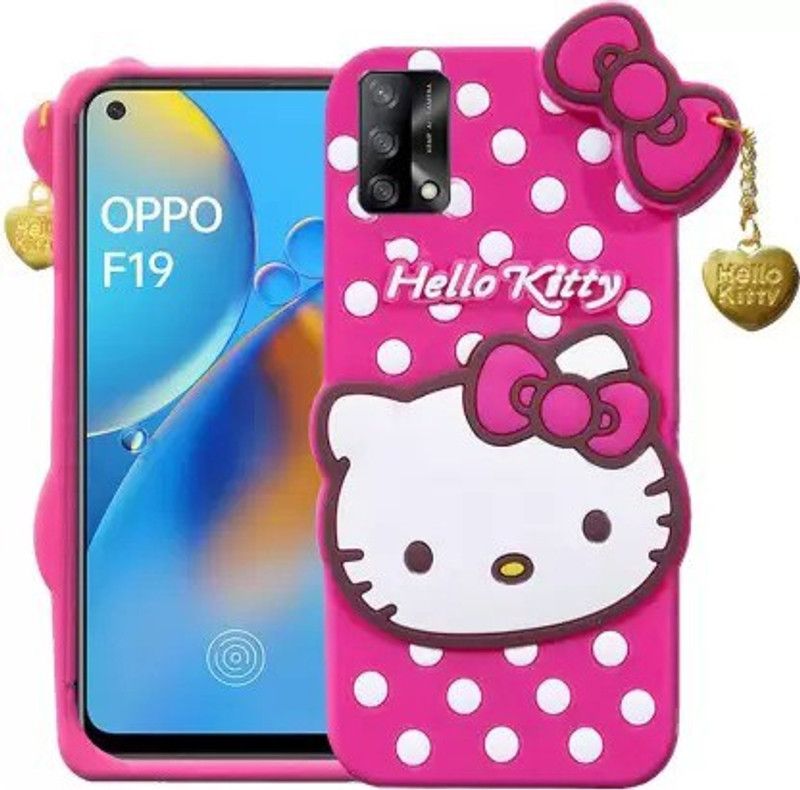 RK Seller Back Cover for Oppo F19  (Pink, Grip Case, Pack of: 1)