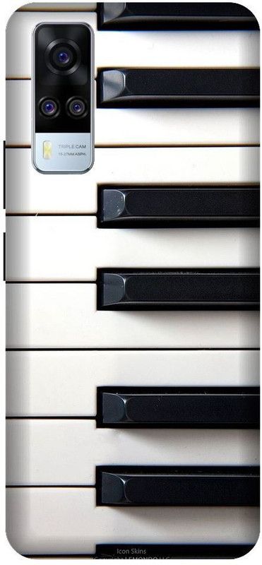 URCHIN Back Cover for Vivo Y51 piano, Piano, Music, Instrument, Cool, Music  (Multicolor, Shock Proof, Pack of: 1)