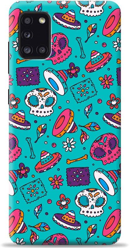 Crafter Back Cover for Samsung Galaxy A31  (Blue, Shock Proof, Pack of: 1)