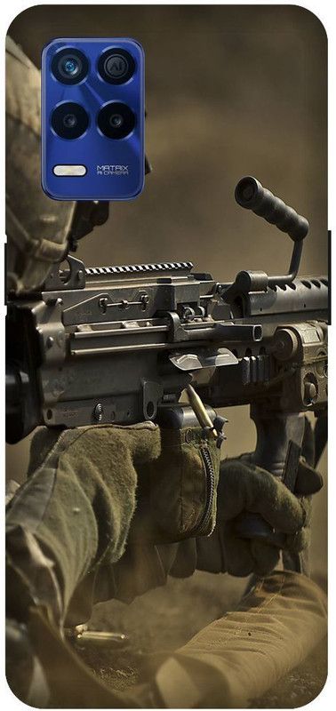 Bluvver Back Cover for Realme 8s 5G , RMX3381, Printed Army Soldier Back Cover  (Multicolor, Hard Case, Pack of: 1)